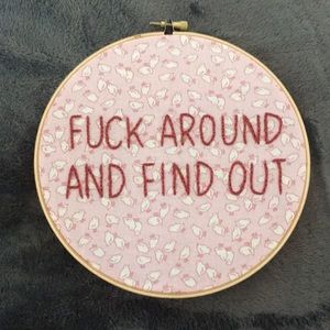Embroidery Hoop Wall Art